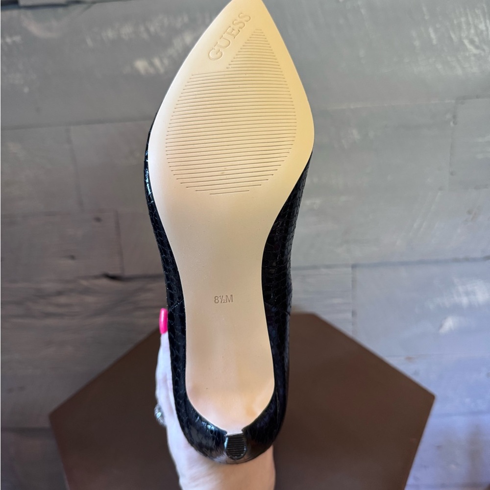 🔥Super sexy black snake mid calf boots🔥 - Picture 6 of 6